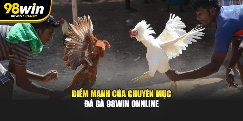 Điểm mạnh của chuyên mục đá gà 98WIN online
